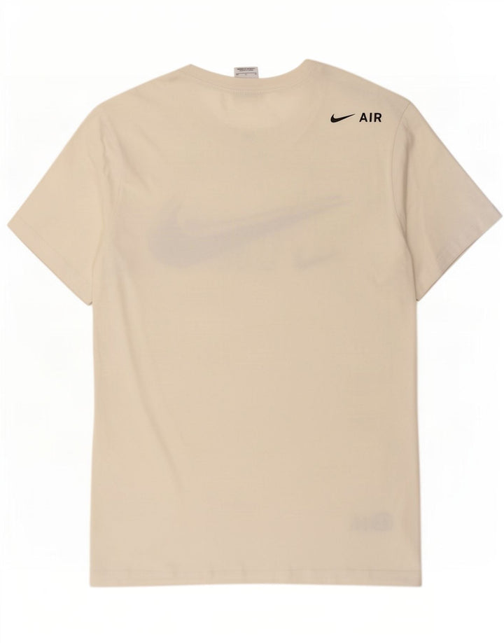 Nike grafisk T-shirt top til mænd, lille hvid bomuld