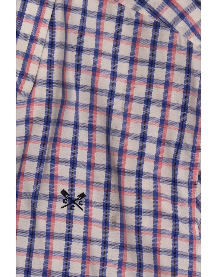 Crew Clothing Herre Classic Fit skjorte Stor flerfarvet ternet