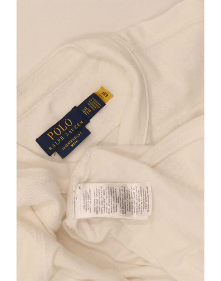 Polo Ralph Lauren herreskjorte 2XL hvid bomuld