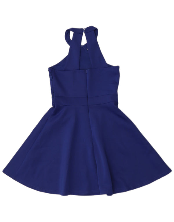Lipsy Girls Grime Swing Kjole 11-12 år Blue Floral Polyester