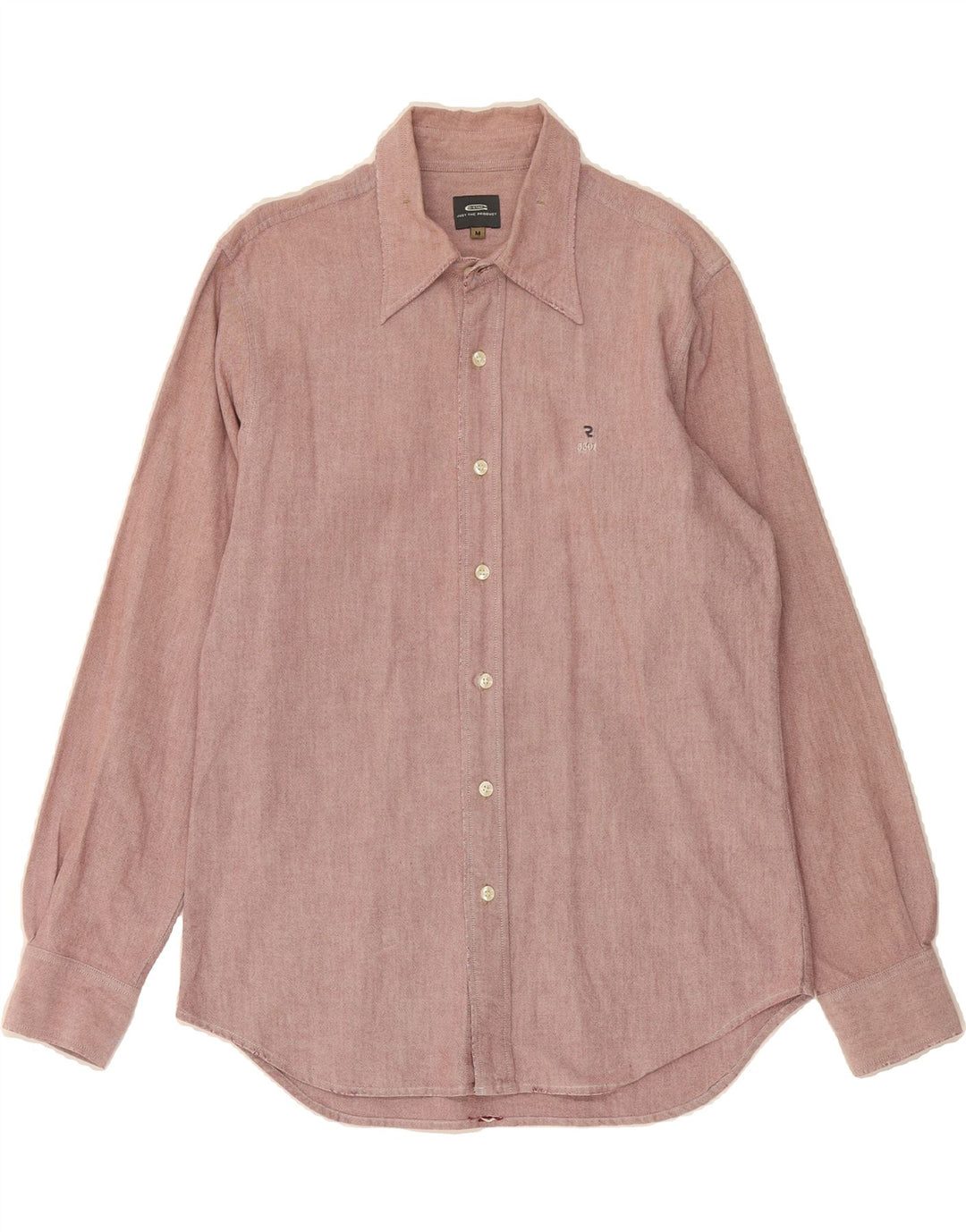 G-STAR Mens 3301 Shirt Medium Burgundy Cotton Vintage G-Star and Second-Hand G-Star from Messina Hembry 
