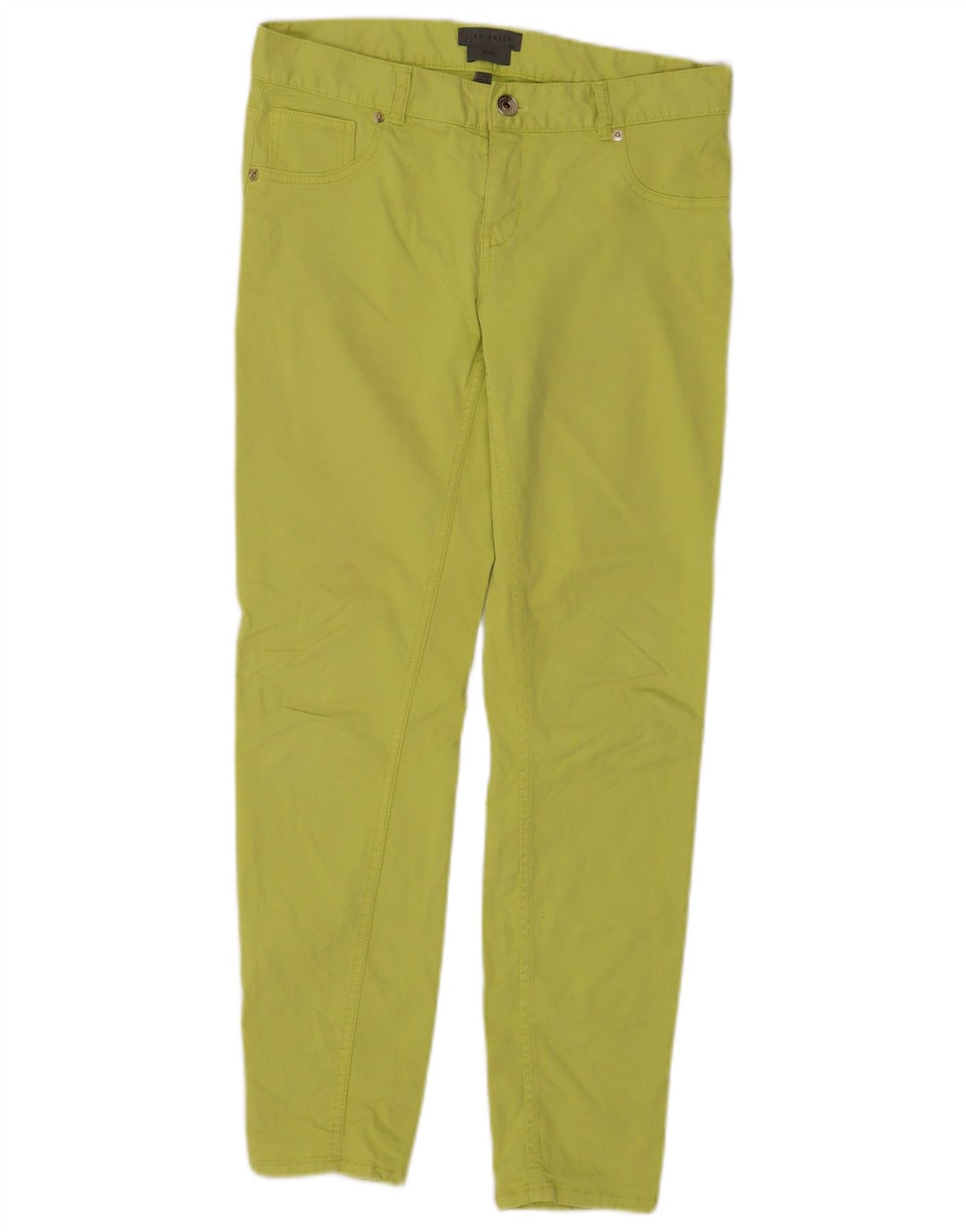 Ted Baker Dame Paris Slim Jeans W28 L29 Grøn Bomuld