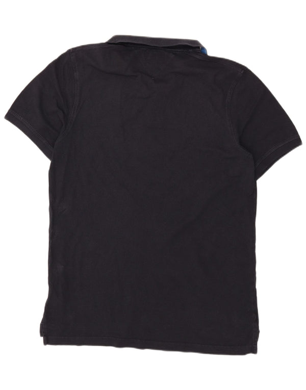 Tommy Hilfiger Herre Slim Fit Polo Shirt 2XL Navy Blue Bomuld