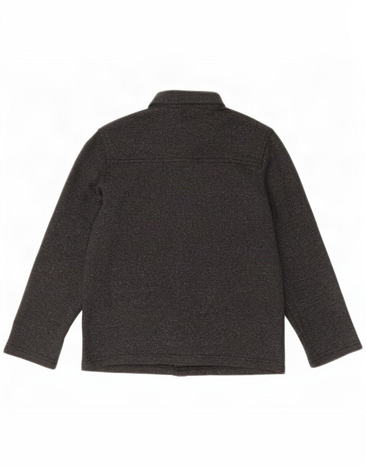 Marks & Spencer Boys Bomber Jacket 9-10 år Grå Flecked Bomuld