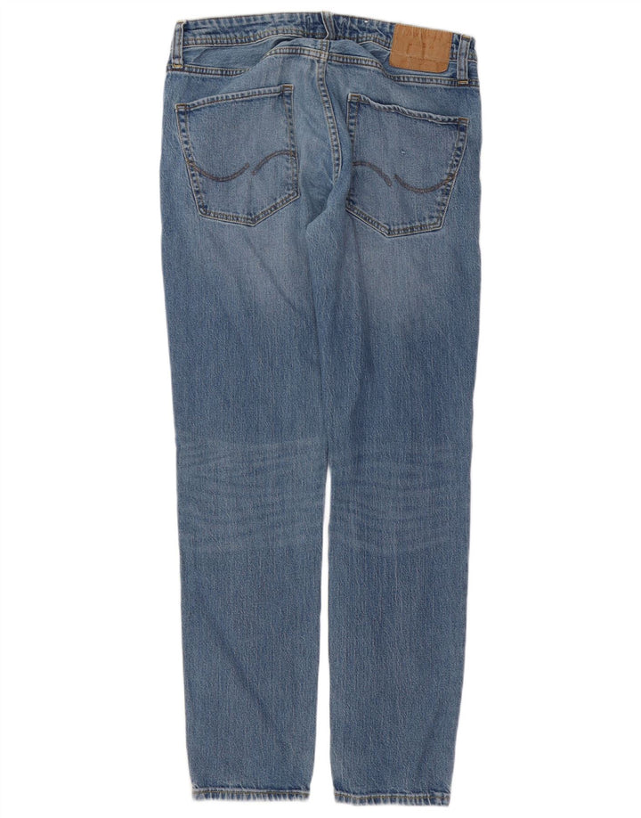 Jack & Jones Herre Tim Slim Jeans W32 L32 Blå Bomuld