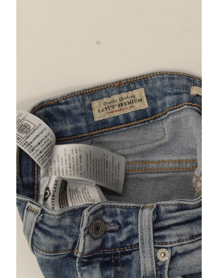 Levi's Dame 726 Flared Jeans W26 L30 Blå Bomuld