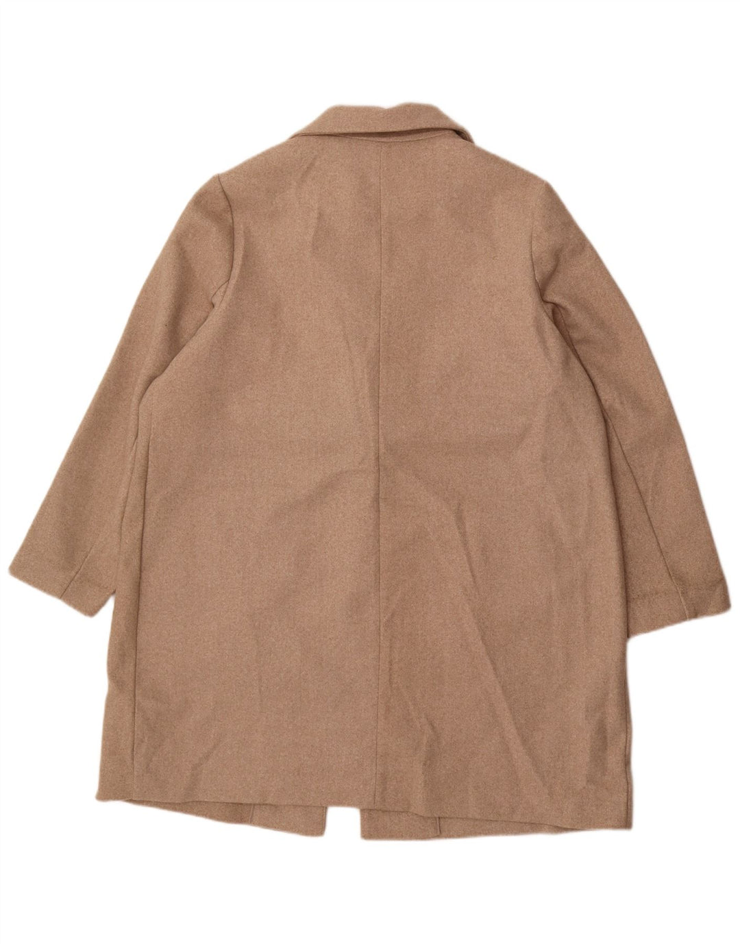 Marks & Spencer Dame Overfrakke UK 20 2XL Beige Polyester