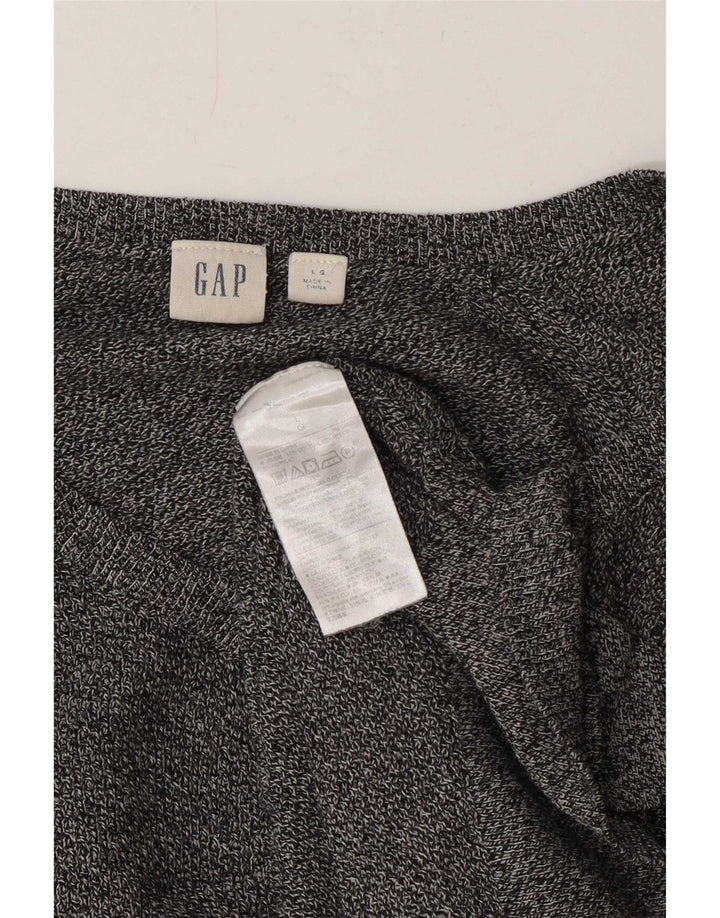 Gap Herre V-hals trøje Sweater Stor Marineblå Flecked Bomuld