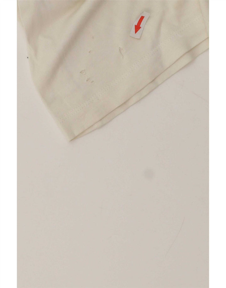 Nike grafisk T-shirt top til mænd, lille hvid bomuld