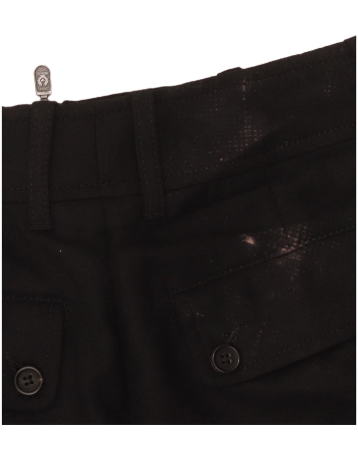 Belstaff Graphic Pencil Skirt IT 44 Medium W30 Sort Uld