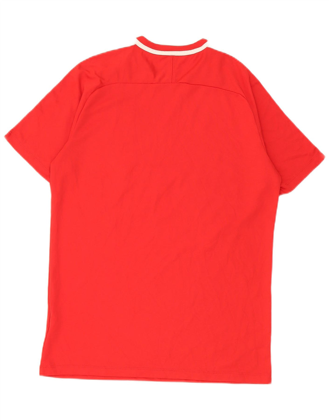 Nike Herre Dri Fit grafisk T-shirt Top Medium Rød Geometrisk Polyester