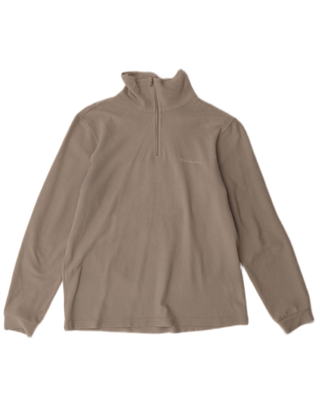 Champion herre lynlås-hals fleece jumper lille grå polyester