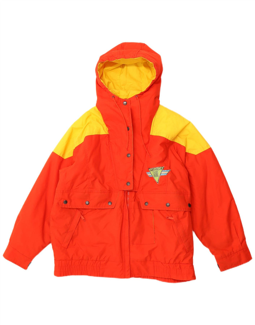 NEVICA Herre Loose Fit Windbreaker Jacket UK 36 Small Red Colourblock