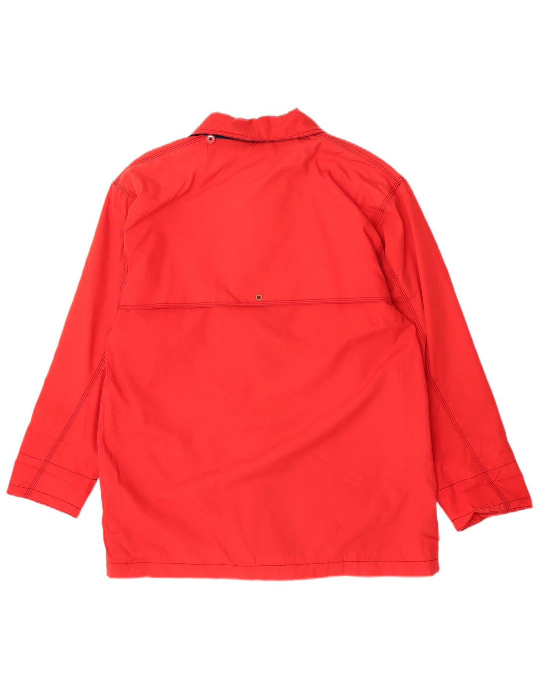 Vintage Kvinder Utility Jacket UK 18 XL Rød Polyester
