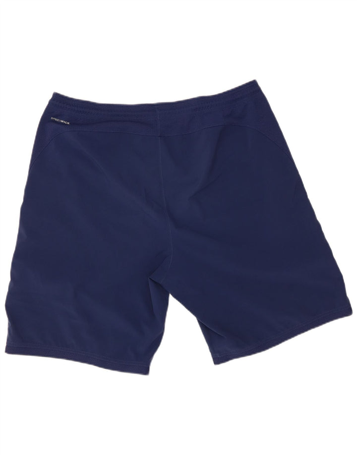REEBOK Sportsshorts til mænd Large Navy Blue Polyester