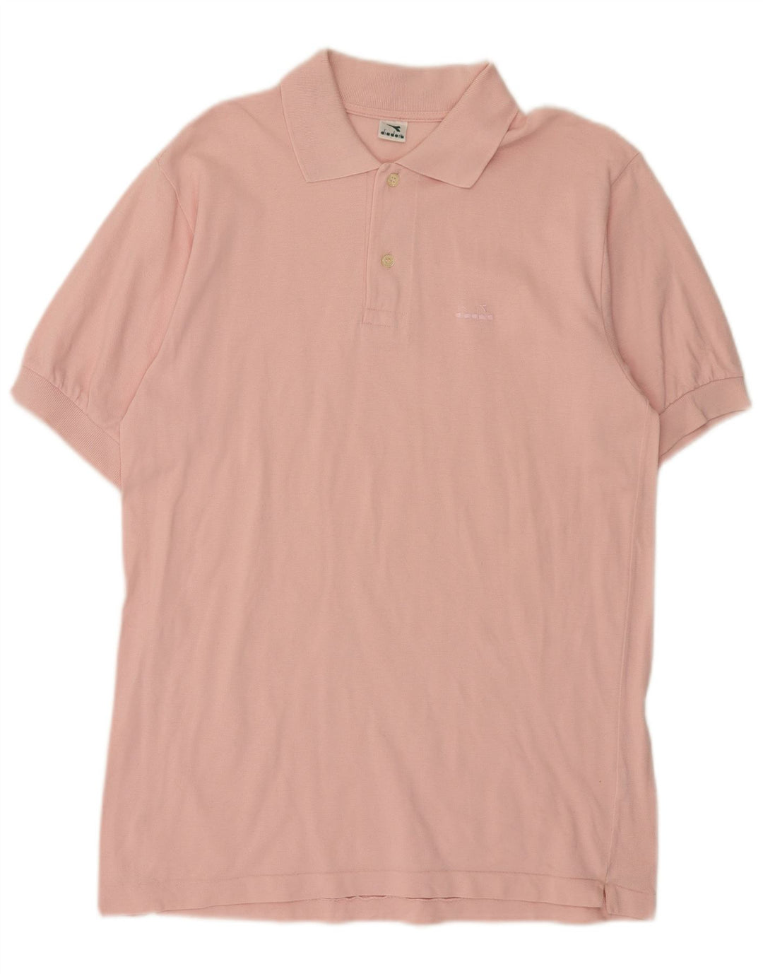 Diadora herre poloshirt Medium Pink Bomuld