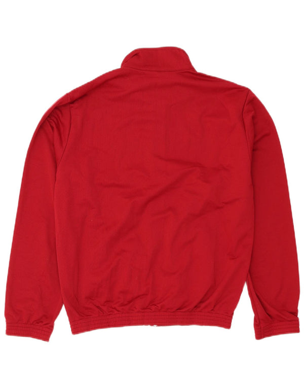Errea grafisk oversize træningsdragt topjakke til kvinder UK 6 XS Rød Colourblock