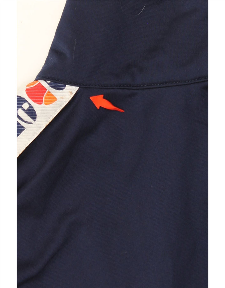 ELLESSE Herre grafisk træningsdragt Topjakke Stor marineblå polyester