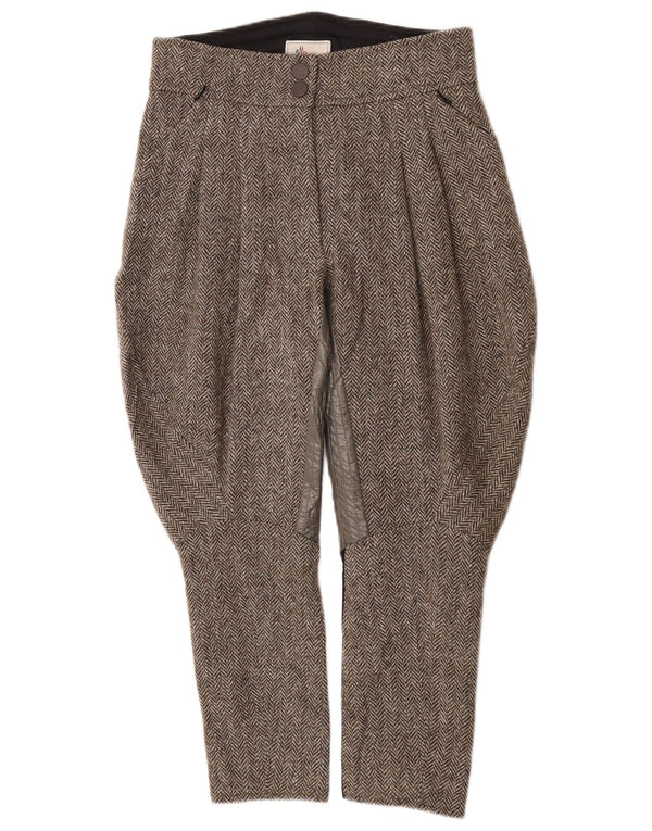 Moncler Kvinder Højtaljede Ridebukser XS W26 L22 Brunt sildeben