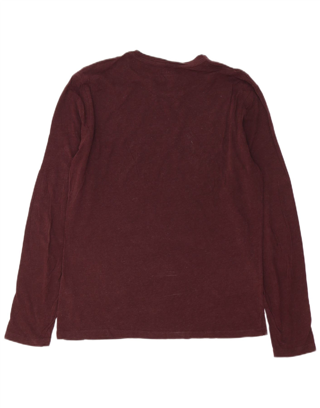 All Saints Herre Top Langærmet Medium Bourgogne Bomuld