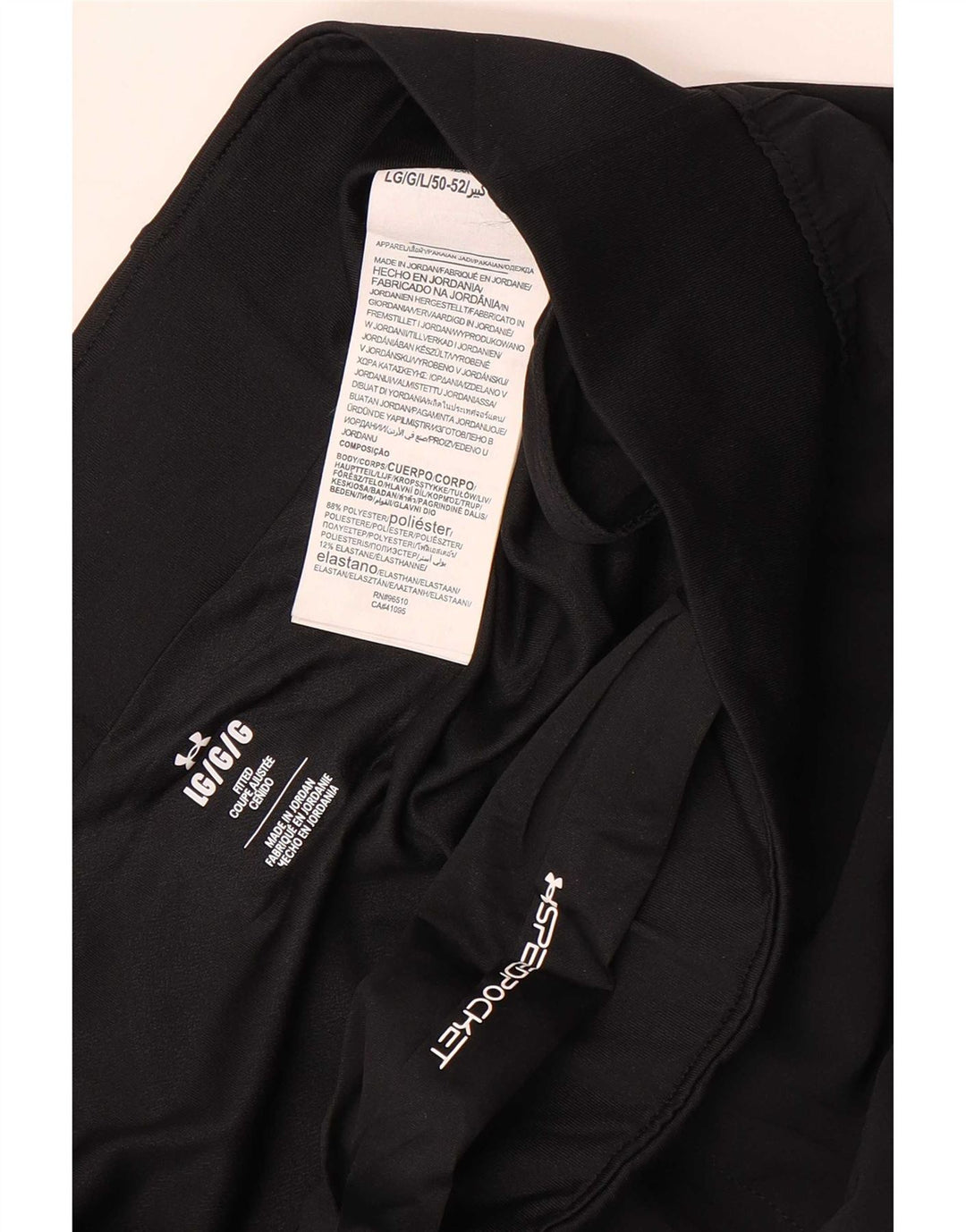 Under Armour Herre Sportshorts Large Sort Polyester