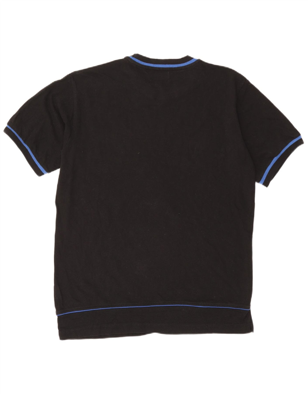 Kappa Herre T-Shirt Top Stor Sort Bomuld