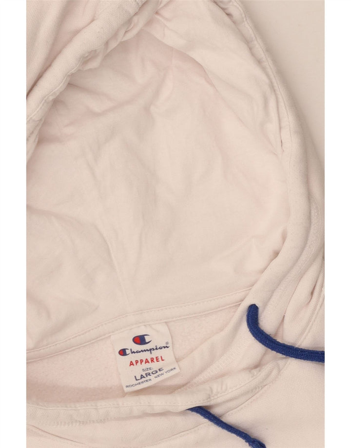 CHAMPION Grafisk hættetrøje til piger 11-12 år Stor hvid bomuld