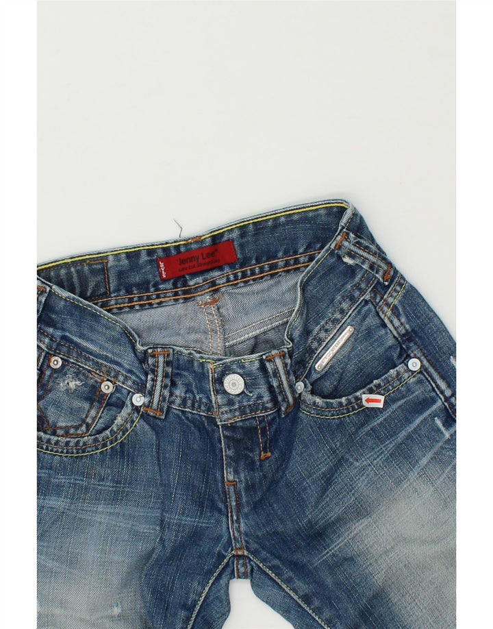 LEVI'S Girls Distressed Bootcut Jeans 9-10 Years W25 L30 Blue Cotton Vintage Levi's and Second-Hand Levi's from Messina Hembry 