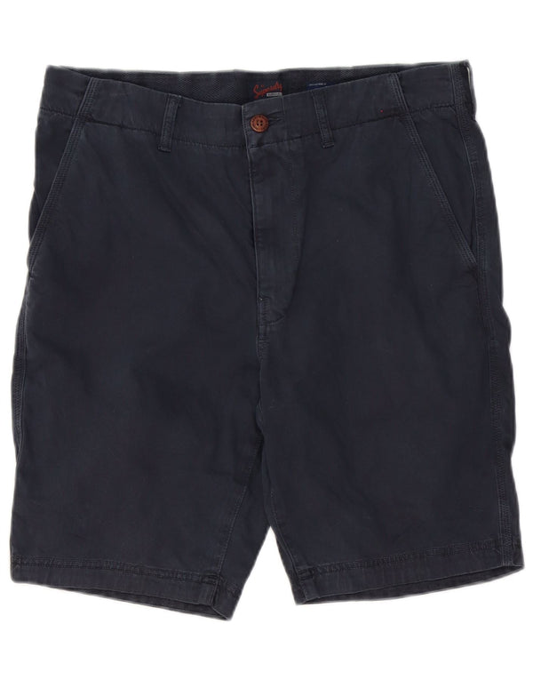 Superdry Chino-shorts til mænd W32 Medium marineblå bomuld