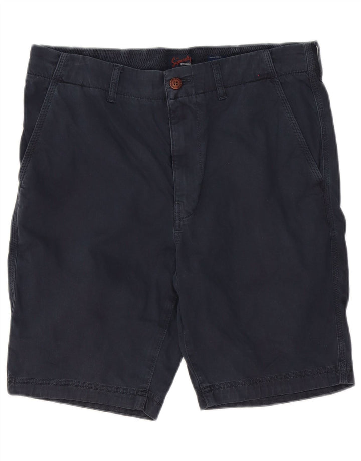 Superdry Chino-shorts til mænd W32 Medium marineblå bomuld