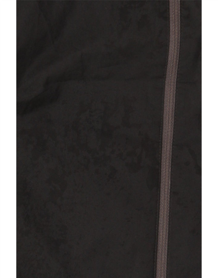 Nike grafisk regnjakke til mænd UK 39/41 Medium Black Colourblock Polyester