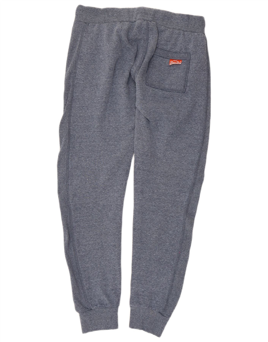 Superdry Træningsdragtsbukser til mænd Joggers Medium Blue Flecked Bomuld