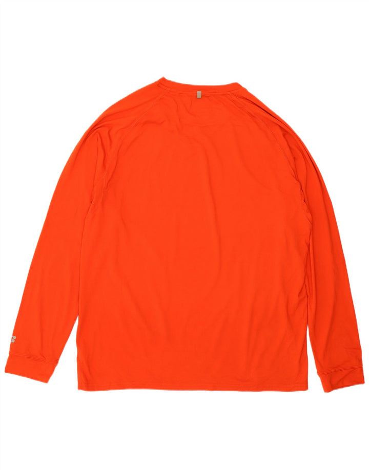 Russell Athletic Herre Dri-Power Top Langærmet Stor Orange Polyester