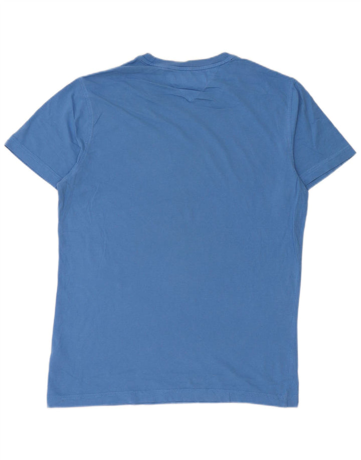 Tommy Hilfiger Herre T-shirt Top Medium Blue Bomuld