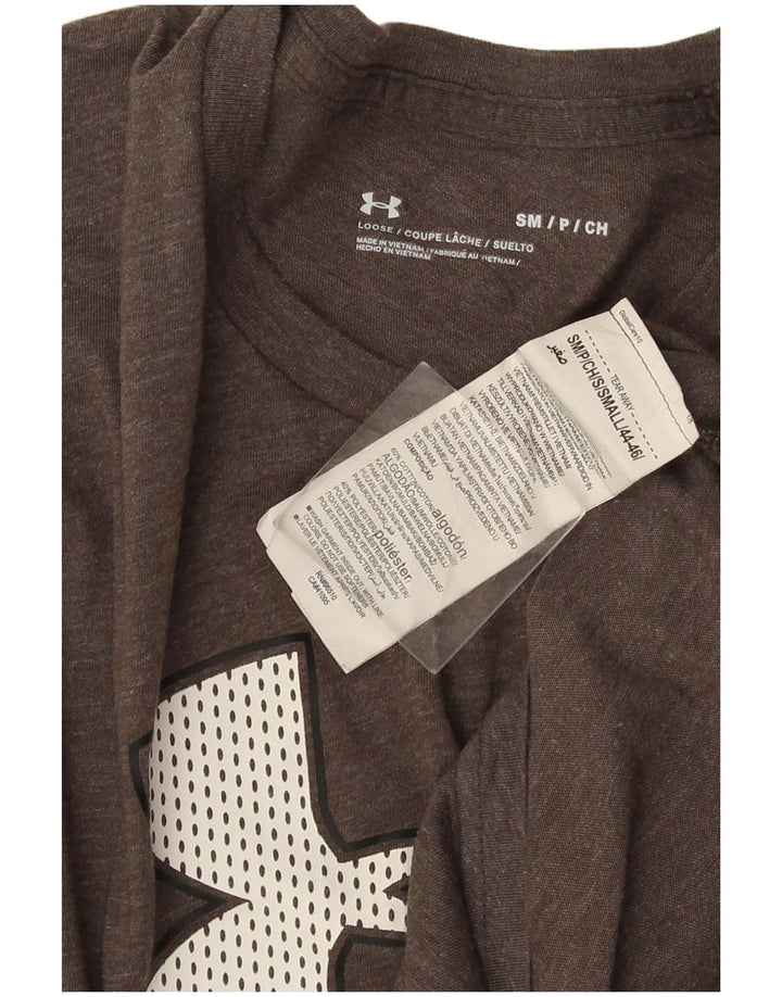 Under Armour Herre grafisk T-shirt top lille grå bomuld
