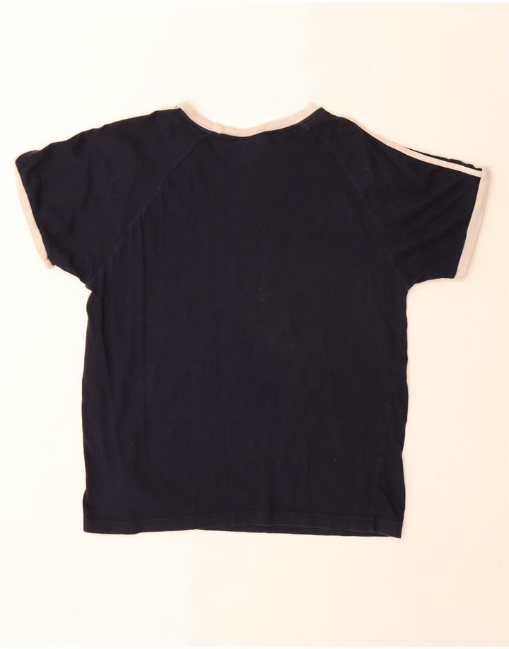 Adidas herre T-shirt top mellem marineblå bomuld