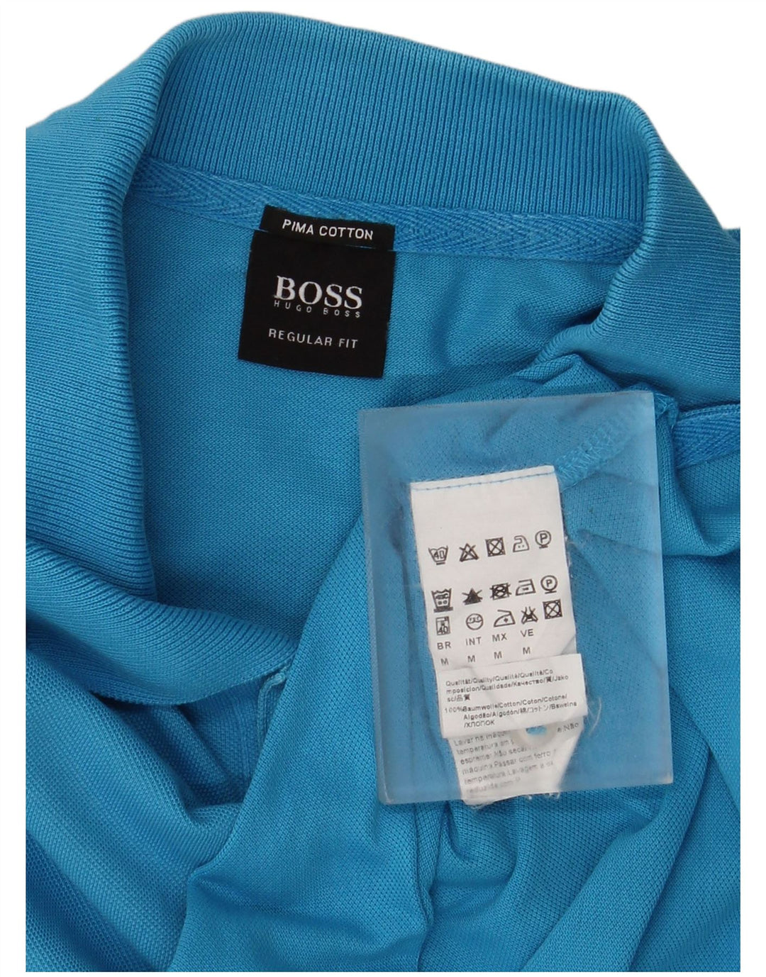Hugo Boss Herre Regular Fit Polo Shirt Medium Blue Bomuld