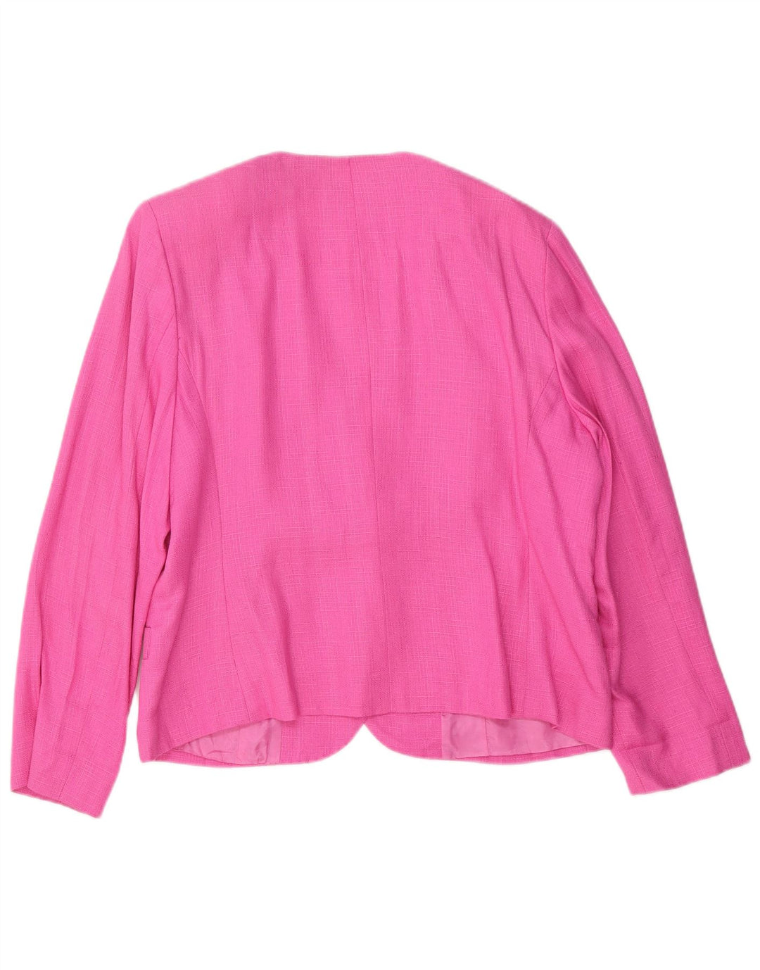 Luisa Spagnoli Dame 2 Button Blazer Jacket IT 48 XL Pink Acetate