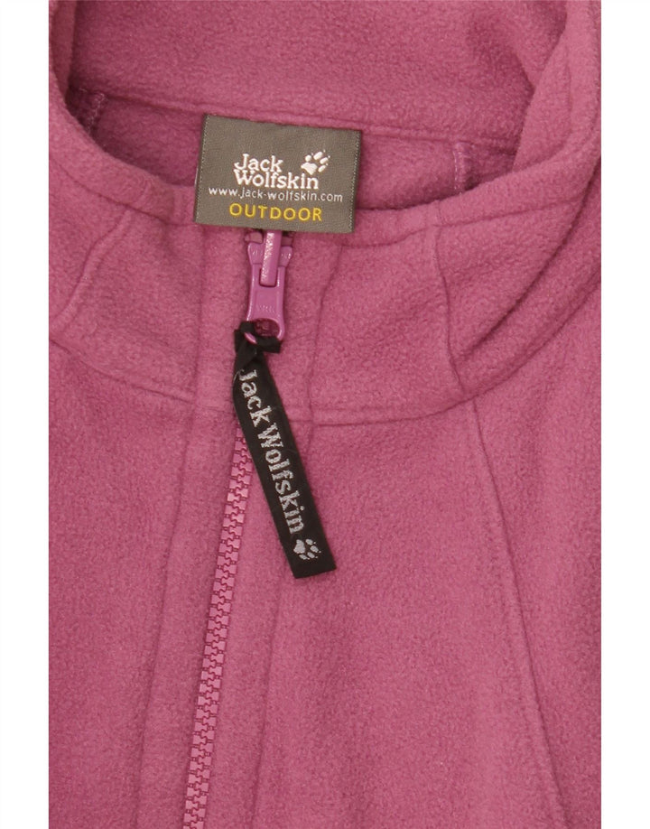 Jack Wolfskin Dame Liner Fleecejakke UK 18/20 XL Pink Polyester