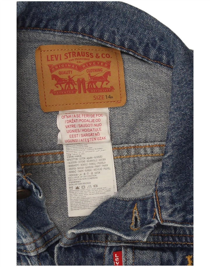 Levi's Boys denimjakke 13-14 år blå bomuld