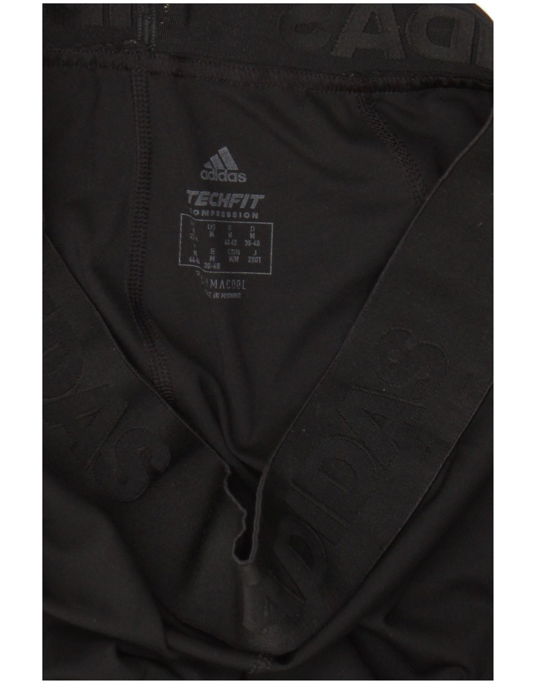 Adidas Graphic Leggings til kvinder UK 12/14 Medium Black