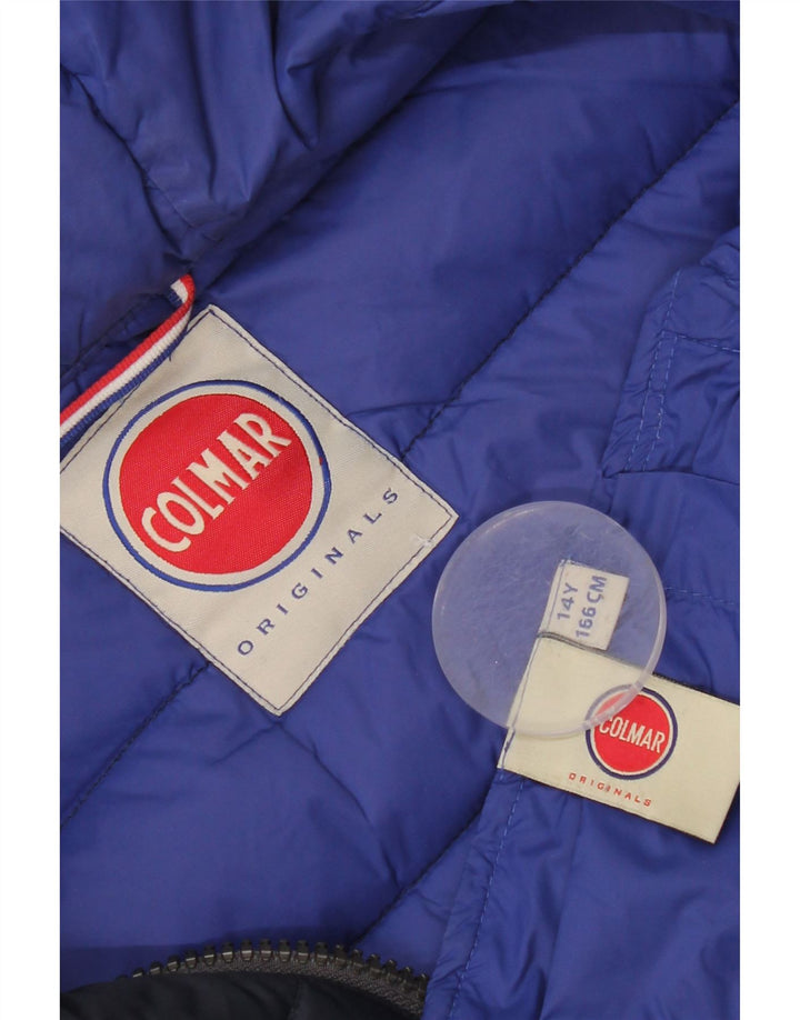 Colmar drenge hættejakke 13-14 år marineblå