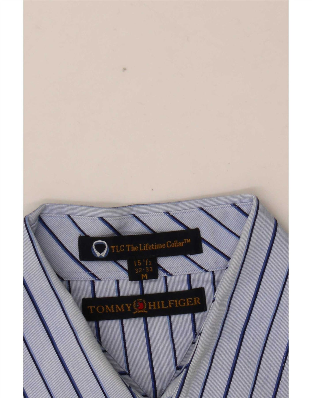 Tommy Hilfiger Herreskjorte Str. 15 1/2 Medium Blå Stribet