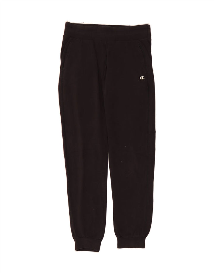 CHAMPION Womens Tracksuit Trousers Joggers UK 12 Medium Black Vintage Champion and Second-Hand Champion from Messina Hembry 