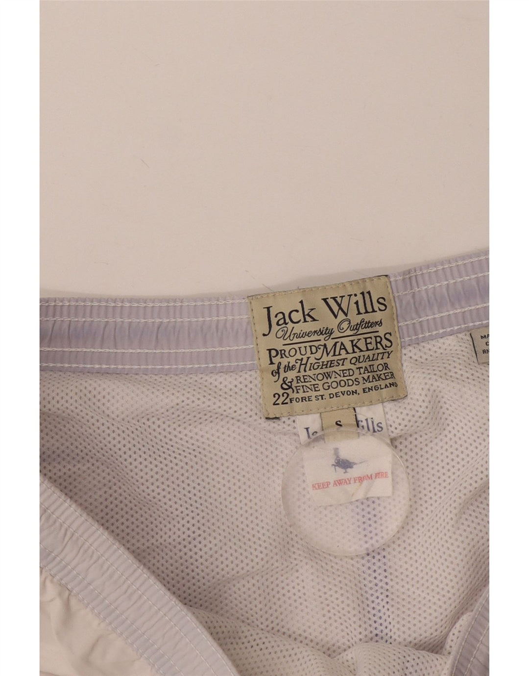 Jack Wills Herre grafiske svømmeshorts Små blå bomuld