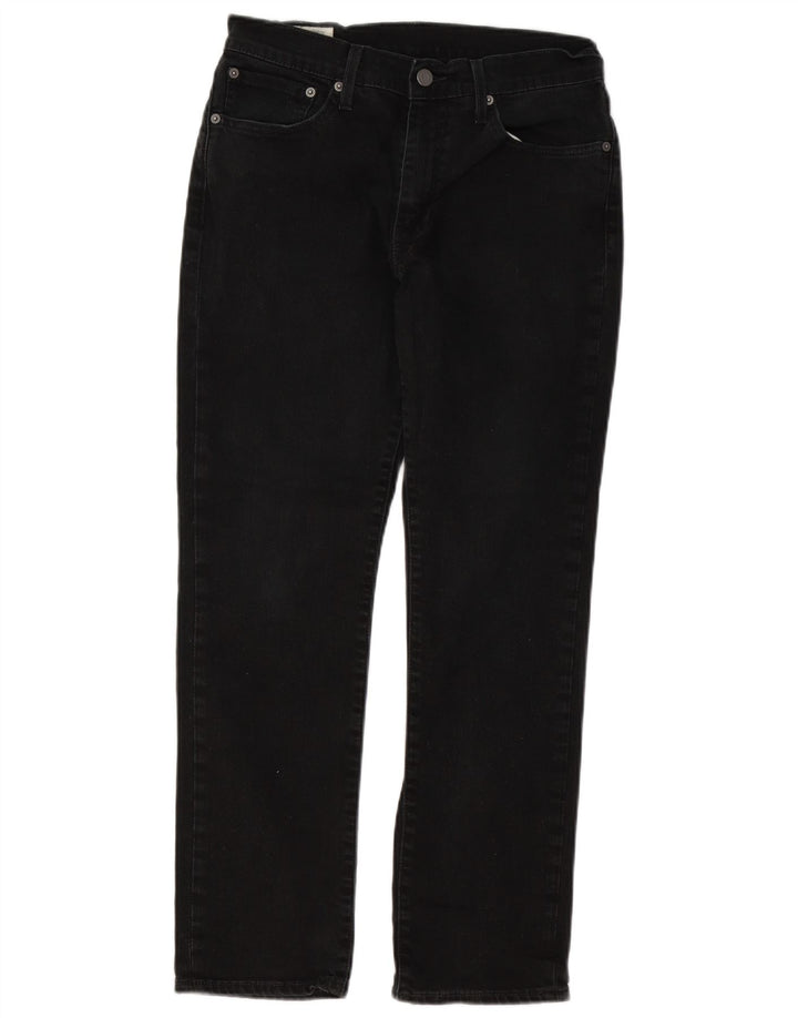Levi's Straight Jeans til mænd W31 L28 Sort bomuld