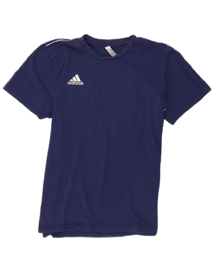 Adidas Herre T-Shirt Top Stor Marineblå Bomuld