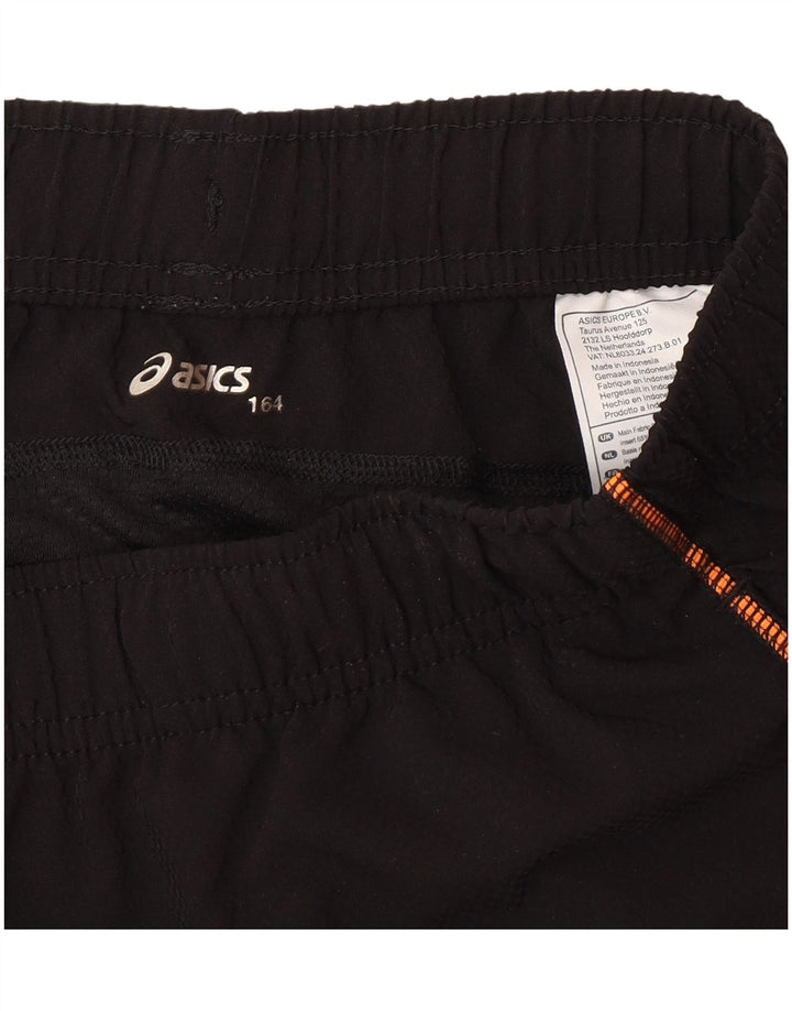 Asics Boys Sports Shorts 13-14 År Sort Polyester