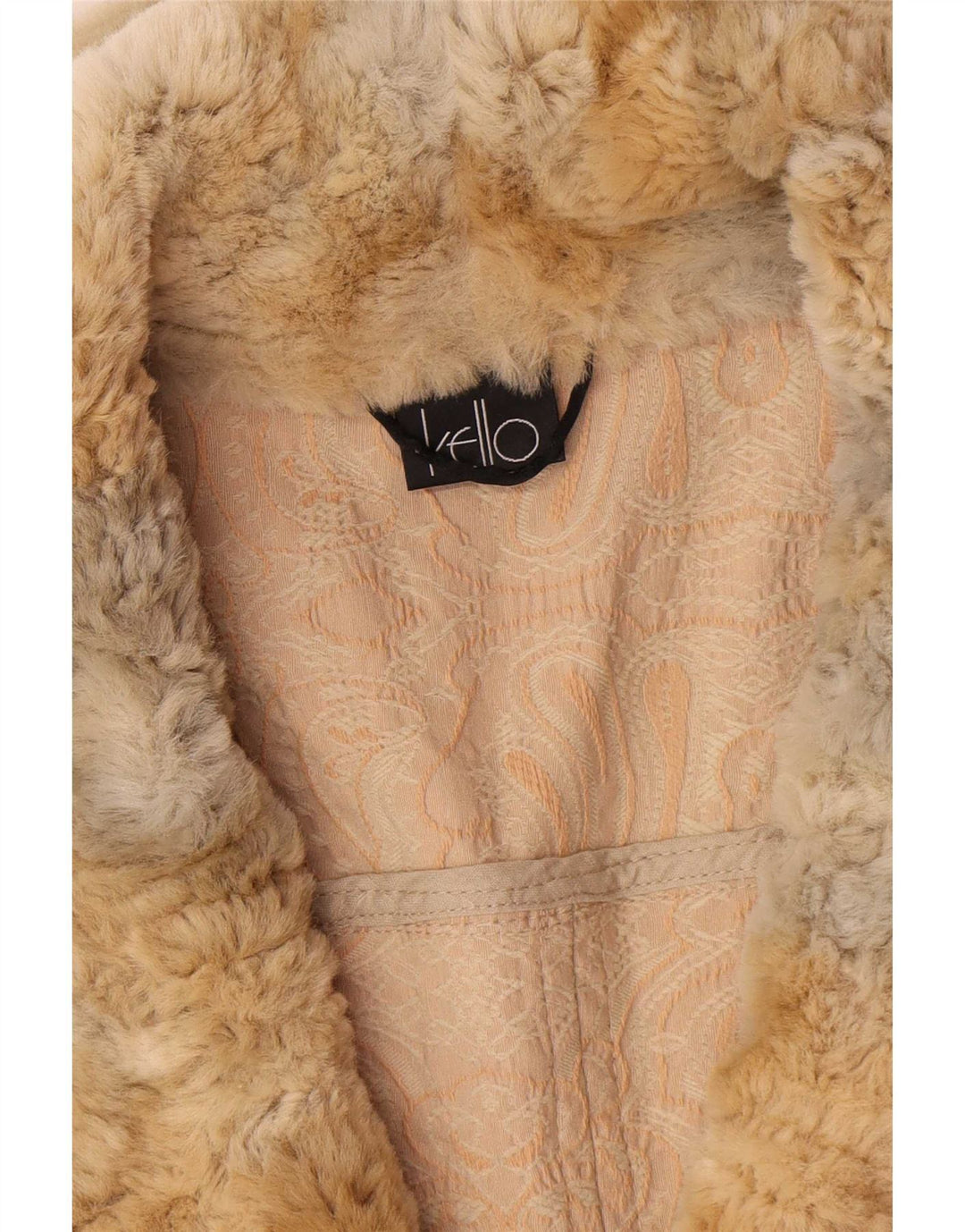 Kello Dame Blazer Jakke UK 14 Medium Beige Paisley