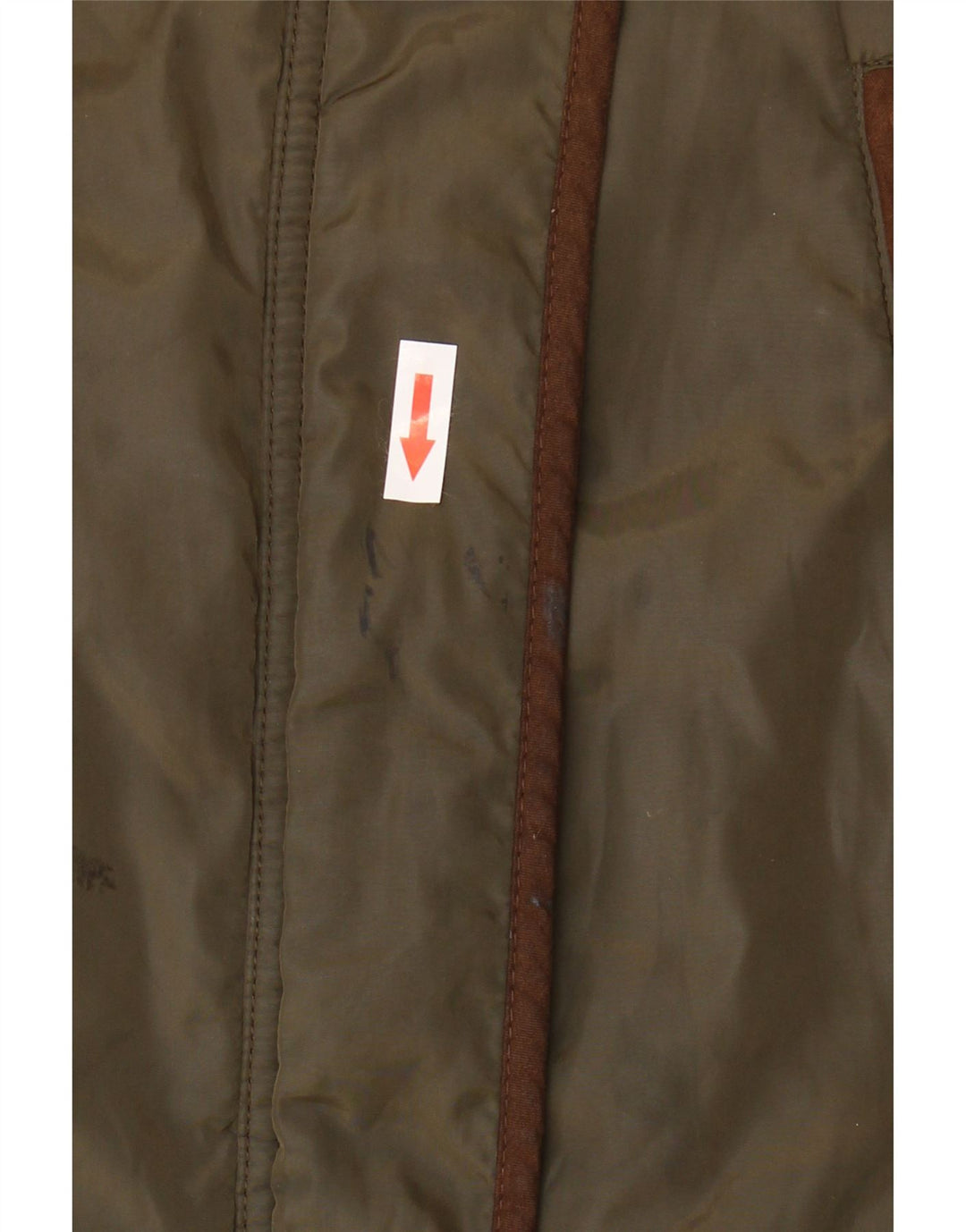 Zara Dame Military Quiltet Jakke UK 16 Large Khaki